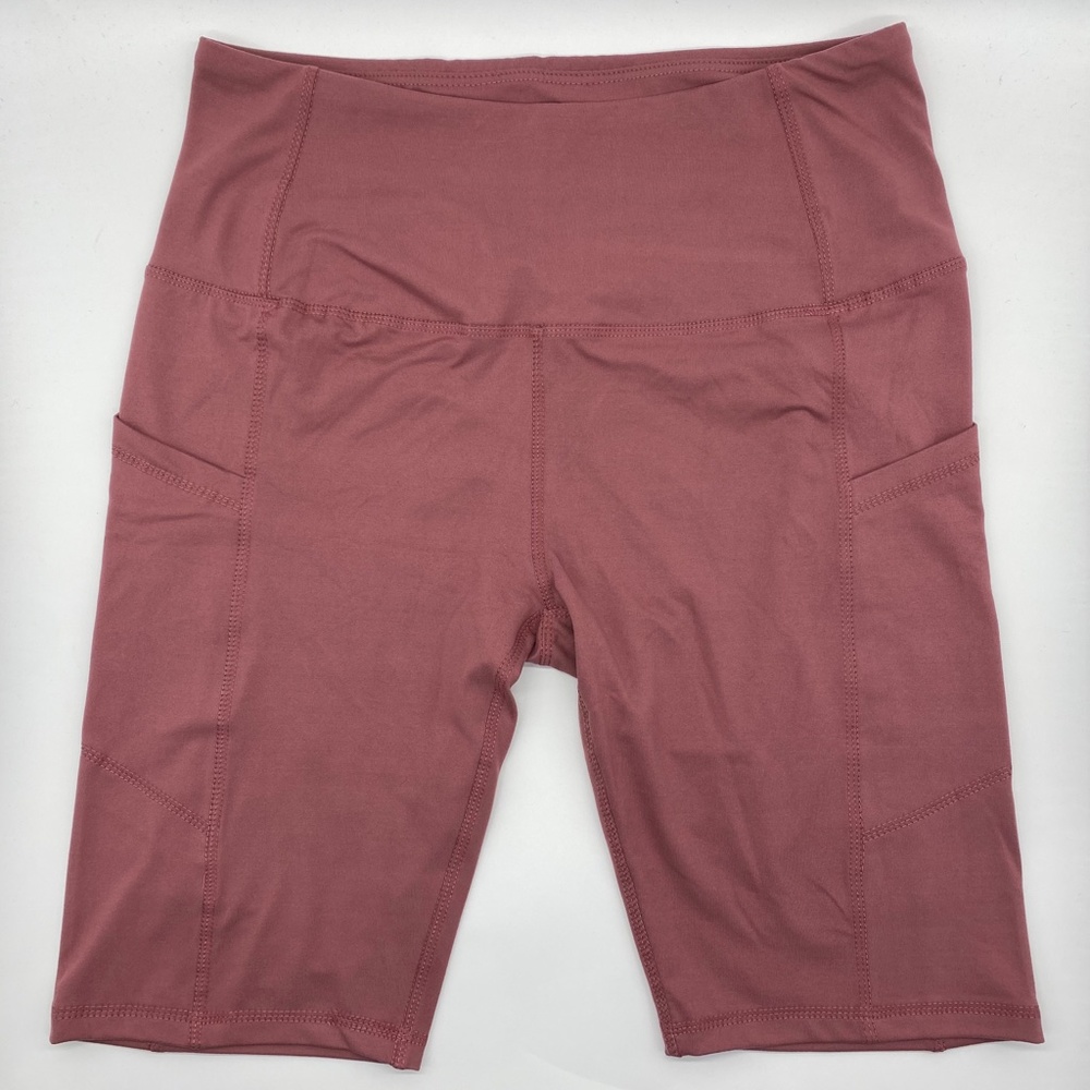 Boutique Women's Fashion Bike Workout Short, Pink - Picture 4 of 7